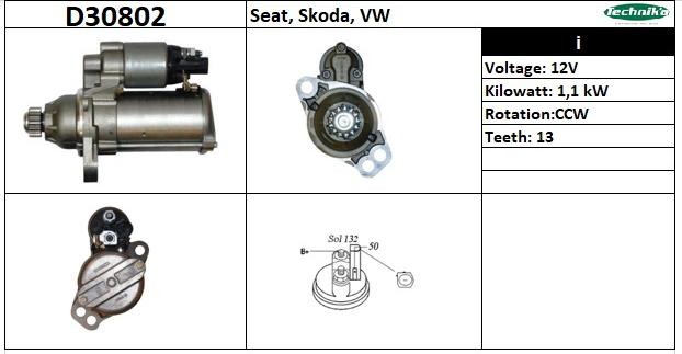 Technika D30802 - Starter car-mod.net