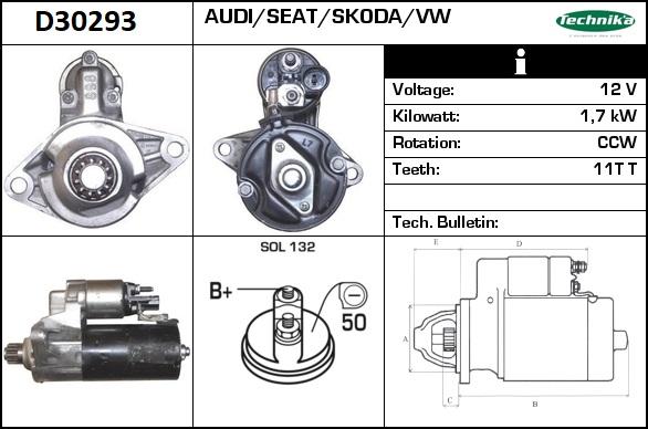 Technika D30293 - Starter car-mod.net