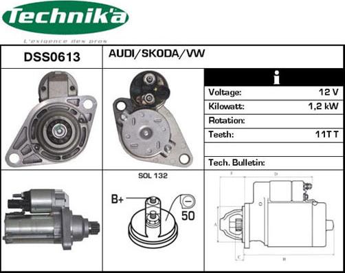 Technika DSS0613 - Starter car-mod.net
