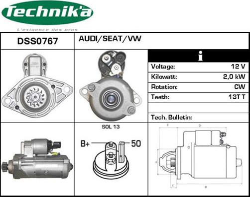 Technika DSS0767 - Starter car-mod.net