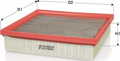 Tecneco Filters AR186PM - Engine Air Filter car-mod.net