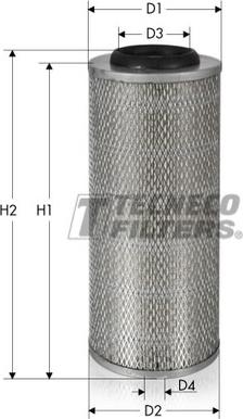 Tecneco Filters AR540-I - Engine Air Filter car-mod.net