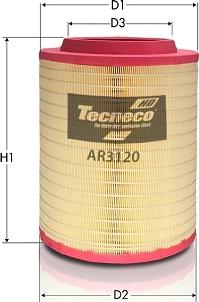 Tecneco Filters AR3120 - Engine Air Filter car-mod.net