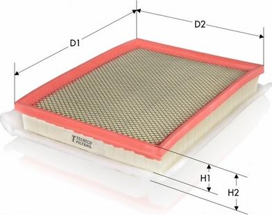 Tecneco Filters AR264/1PM-S - Engine Air Filter car-mod.net
