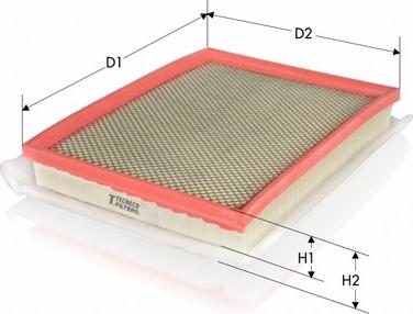 Tecneco Filters AR288/1PM-S - Engine Air Filter car-mod.net
