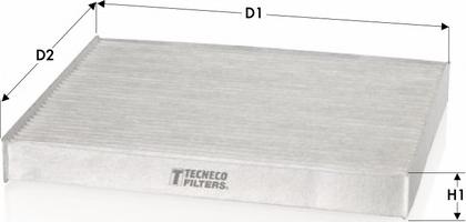 Tecneco Filters CK8867 - Filter, interior air car-mod.net