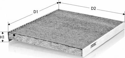 Tecneco Filters CK8867-C - Filter, interior air car-mod.net