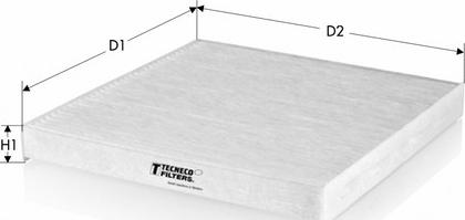 Tecneco Filters CK26009 - Filter, interior air car-mod.net