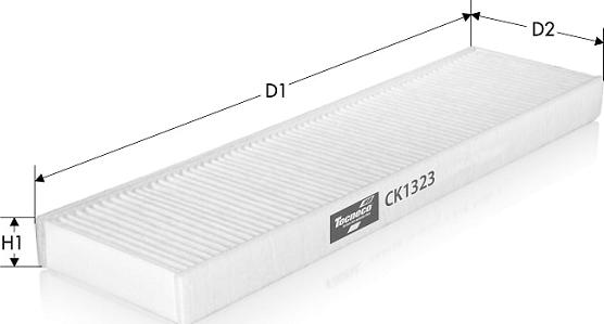 Tecneco Filters CK1323 - Filter, interior air car-mod.net