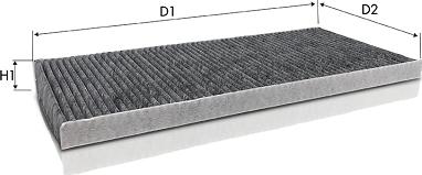 Tecneco Filters CK1297C - Filter, interior air car-mod.net