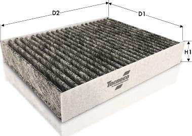 Tecneco Filters CK25001-C - Filter, interior air car-mod.net