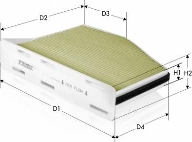 Tecneco Filters CKA9922 - Filter, interior air car-mod.net