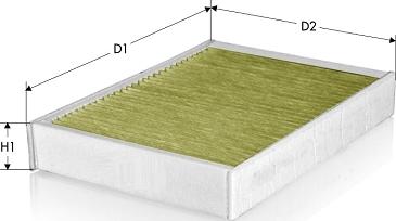 Tecneco Filters CKA1299 - Filter, interior air car-mod.net