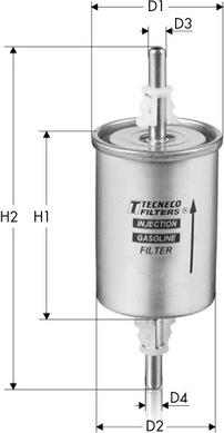 Tecneco Filters IN55/3 - Fuel filter car-mod.net