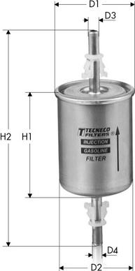 Tecneco Filters IN54 - Fuel filter car-mod.net