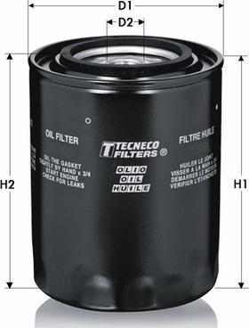 Tecneco Filters OL169 - Oil Filter car-mod.net