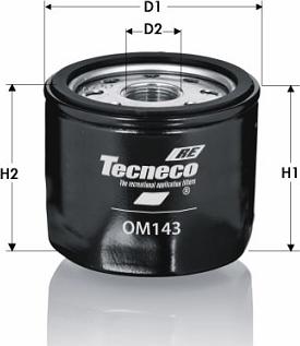 Tecneco Filters OM143 - Oil Filter car-mod.net