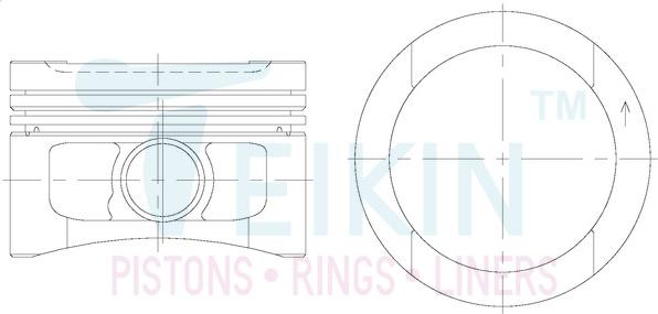 Teikin 48606.025 - Piston car-mod.net