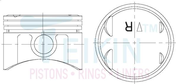 Teikin 43677.050 - Piston car-mod.net
