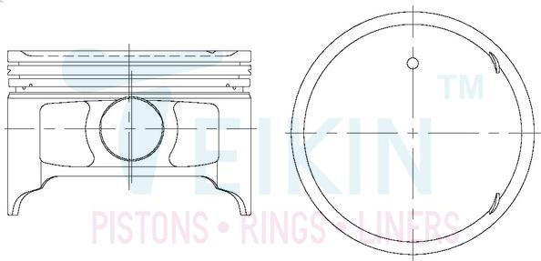 Teikin 43287.025 - Piston car-mod.net