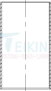 Teikin LSX-43229.STD - Cylinder Sleeve car-mod.net