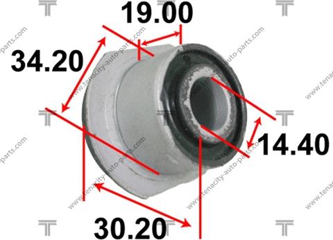 Tenacity AAMTO1116 - Bush, steering control arm car-mod.net