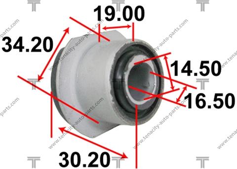 Tenacity AAMTO1113 - Bush, steering control arm car-mod.net