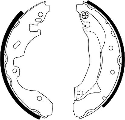 Textar 91049400 - Drum Brake Shoe Set car-mod.net
