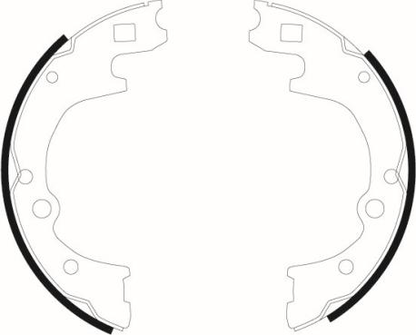 Textar 91052000 - Drum Brake Shoe Set car-mod.net