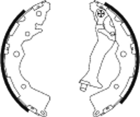 Textar 91068900 - Drum Brake Shoe Set car-mod.net