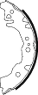 Textar 91067900 - Drum Brake Shoe Set car-mod.net