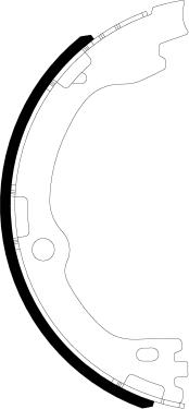 Textar 91084500 - Brake Shoe Set, parking brake car-mod.net
