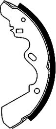 Textar 91034800 - Drum Brake Shoe Set car-mod.net