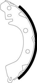Textar 91035300 - Drum Brake Shoe Set car-mod.net