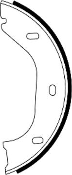 Textar 91020200 - Brake Shoe Set, parking brake car-mod.net