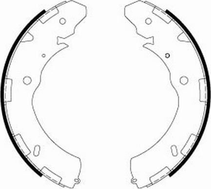 Textar 91073000 - Drum Brake Shoe Set car-mod.net