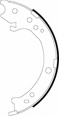Textar 91072300 - Brake Shoe Set, parking brake car-mod.net