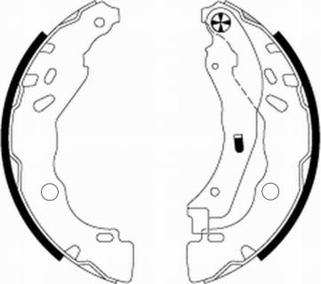 Textar 91077200 - Drum Brake Shoe Set car-mod.net