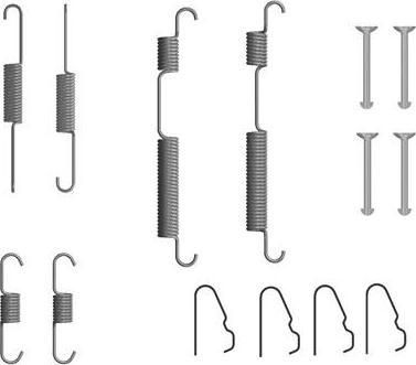 Textar 97049500 - Accessory Kit, brake shoes car-mod.net