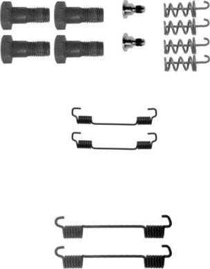 Textar 97034500 - Accessory Kit, parking brake shoes car-mod.net