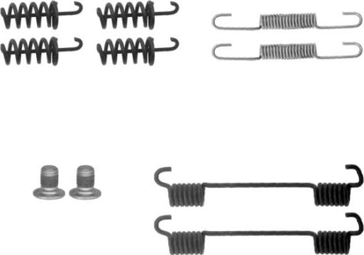 Textar 97038300 - Accessory Kit, parking brake shoes car-mod.net