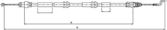 Textar 44046400 - Cable, parking brake car-mod.net
