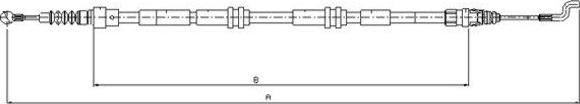 Textar 44046500 - Cable, parking brake car-mod.net