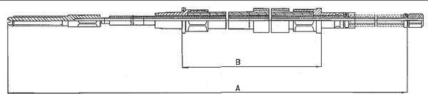 Textar 44003400 - Cable, parking brake car-mod.net