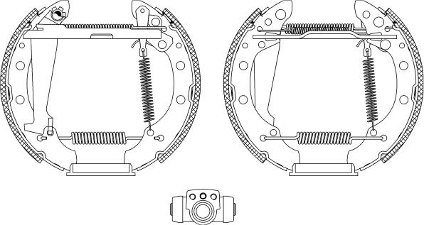 Textar 84044701 - Drum Brake Shoe Set car-mod.net