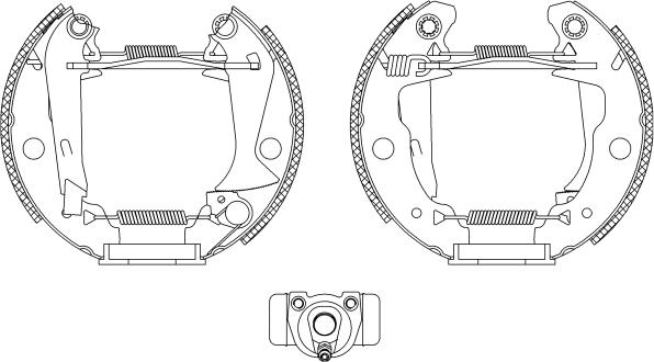 Textar 84029402 - Drum Brake Shoe Set car-mod.net