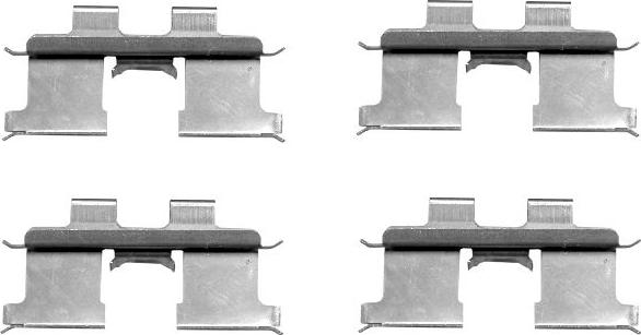 Textar 82072300 - Accessory Kit for disc brake Pads car-mod.net