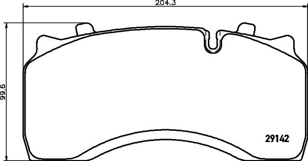 Textar 2914204 - Brake Pad Set, disc brake car-mod.net