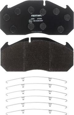 Textar 2911303 - Brake Pad Set, disc brake car-mod.net