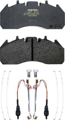 Textar 2917403 - Brake Pad Set, disc brake car-mod.net